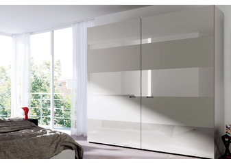 Компланарный шкаф с комбинированным стеклом